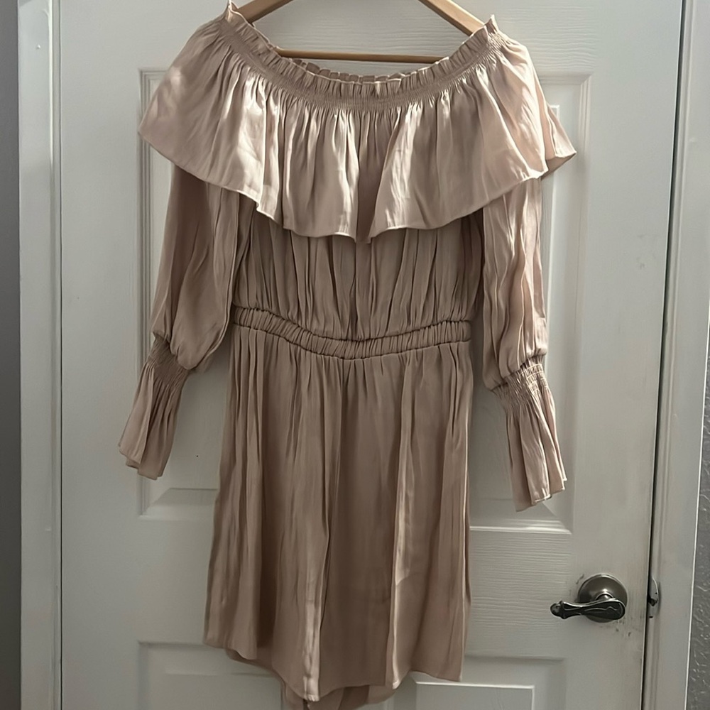 Nasty Gal Collection Gold Romper